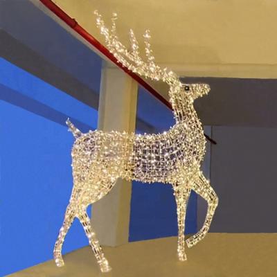 China Large Outdoor Christmas Lights 95*26*120 Warm Christmas Lights Light Up Reindeer For Halloween Parties for sale