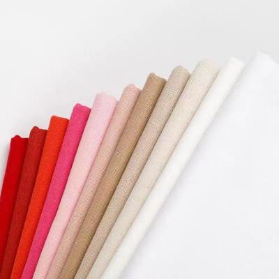 China Sustainable Ready Goods 130 Gsm Plain Cotton Fabric For Liner Fabric for sale