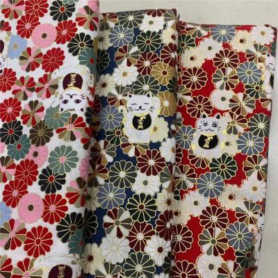 China Sustainable Wholesale Quilting Material 100% Japanese Cotton Printed Patchwork Fabric for sale