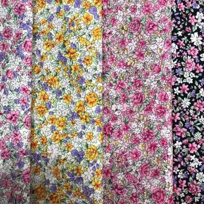 China Sustainable Hot Sale Custom Printed Fabric Cotton For Dress Cloth Bags for sale