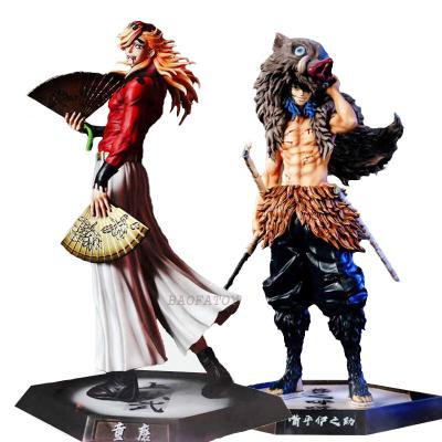 China Cartoon Toy 30CM Cheng Demon Slayer Kimetsu No Yaiba Figure Daki/Gyuutarou/Tsugikuni Yoriichi/Sabito Anime Figure Toy for sale