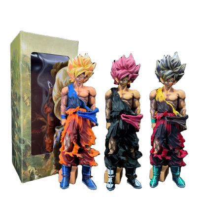 China Super Anime Saiyan Action Figma Model Toy Figures Son Goku 33cm Dragon Ball Z Cartoon Doll Home Christmas Gift Collector Toy Brinquedos Decor for sale