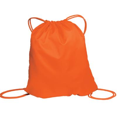 China Custom Cheap Custom Logo 30X40cm Drawstring Bag Custom Logo Nylon Promo Drawstring Bags Beach Bag for sale