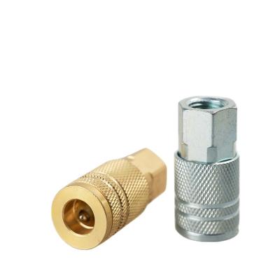 China Connect Pipes 1/4 NPT Thread Pneumatic Industrial Air Coupler USA Milton Quick Coupling Industrial Pneumatic Quick Coupling for sale