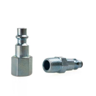 China Connect Pipes 1/4 NPT Thread Air Connector Coupler NPT USA M Style Steel Pneumatic Air Quick Coupling Fitting for sale