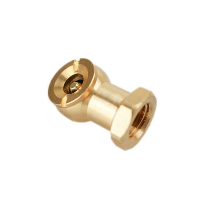 China Open Flow 1/4 Inch PT Open Flow Air Throws RV Tire Air Chuck With 1/4 Inch NPT Female Brass Ball Foot Air Chuck for sale