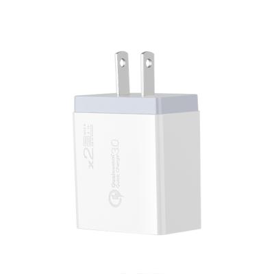 China Mobile Phone Palladium EU/US/UK 18W+5V 2.4A 2 Left Fast Charger Universal USB C Multi Travel Charger for sale