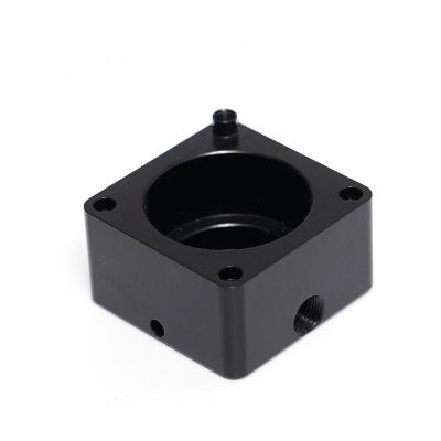 China Industrial Equipment OEM 6061 Black Anodic Oxidation t6 Aluminum Light Sandblasting Custom Laser Engraving 5 Axis CNC Machining Parts for sale