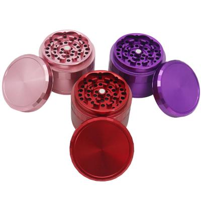 China Wholesale Portable Cheap Aluminum Alloy Herb Grinder Tobacco Grinder With Logo Custom Factory Direct Smoking Accessories for sale