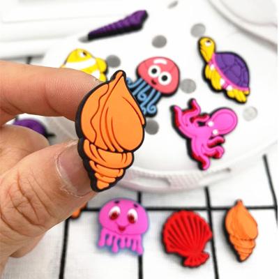 China Wholesale cute shoe flower anime decoration fashion 3d charms custom luxury shoe for kid for sale