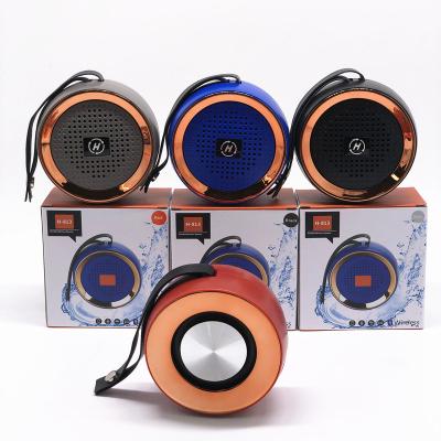 China Bass Speaker Outdoor Mini Portable Tooth Phone Function Round Wireless Speaker Custom Multi-Function Blue TF Card Support for sale