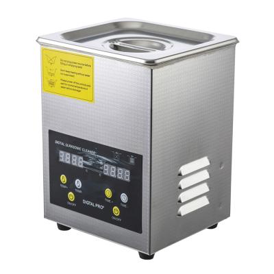 China Building Material Shops 2l Ultrasonic Cleaner For Jewelry Glass Coins Brushes Combs Small Ultrasonic Cleaning Machine for sale