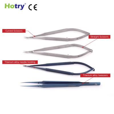 China Metal Micro Anastomotic Instrument Set Four-Piece Anastomosis Instruments for sale