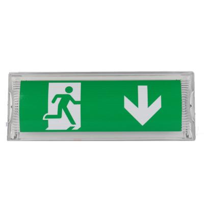 China Customized Rechargeable Led Emergency Lighting Escape Exit Industrial Corridor Exit Emergency Light for sale