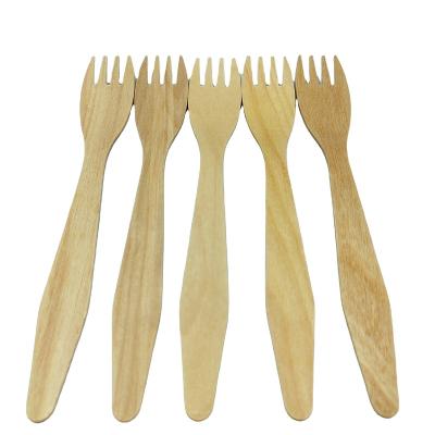 China Eco - Friendly Cutlery Set Wood Wood Disposable Dinnerware Cutlery Set Flatware Sets Disposable Fork for sale