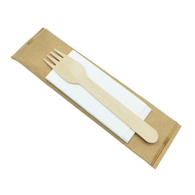 China Eco-friendly 14cm 16cm Disposable 185cm Forks Knives Spoons Cutlery Set Individually Wrapped Spoon Fork Knife for sale