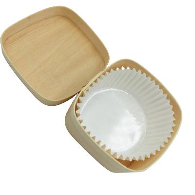 China Small Square Box Disposable Wooden Gift Box Packaging Wooden Box for sale