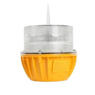 China Alloy China LT101 Solar Powered Aircraft Warning Light Aluminum Solar Powered Obstruction Light for sale