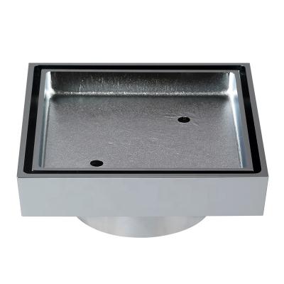 China Strainer Watermark 80mm Square Floor Drain Tile Insert for sale