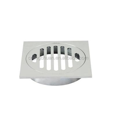 China Brass Strainer KingChun Filigree Tile Insert Floor Drain For Bathroom Fixture (K1101) for sale