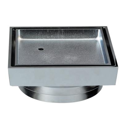 China Useful Strainer (K1805) Kingchun Factory Wholesale Stainless Steel Floor Drains With Plastic Trap for sale