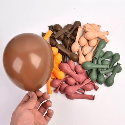 China Bean Promotional Pink Green Pink Toy Retro Color Baloon Birthday Wedding Mall Decoration Antique Pop Color Balloons for sale