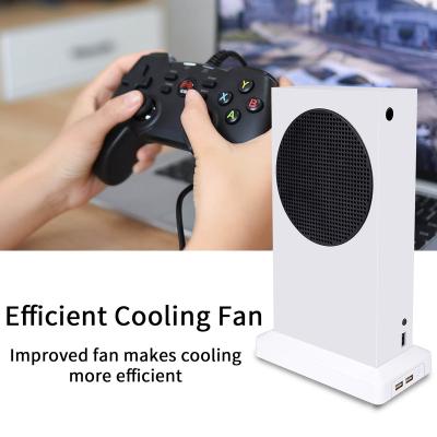 China Absorb heat for Xbox series s console vertical stand for Xboxseries s fan station with integrated cooling ducts for sale