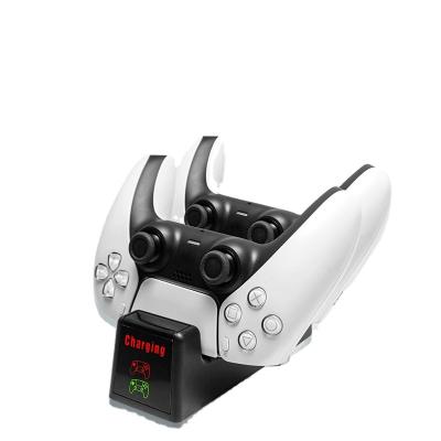 China ABS For Ps5 Ps5 Dock Accessories Dual Docking Station Charging Remote Controller Charger for sale