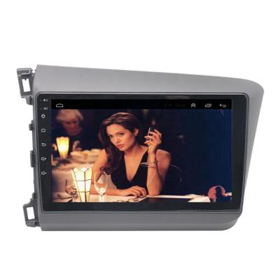 China Android 10 GPS Touch Screen Car Radio Multimedia VCR Stereo For Honda Civic 2012 -2015 With GPS Navigation for sale