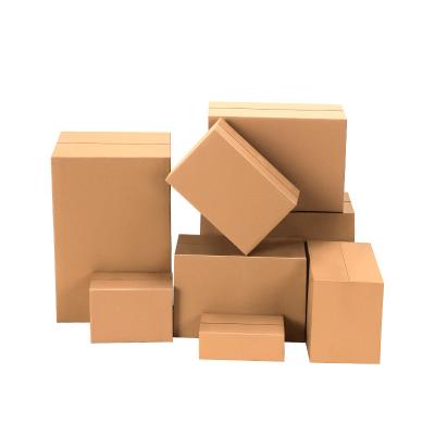 China Custom Recyclable Manufacturers Logo Recyclable Delivery Moving Paper Box Corrugated Cardboard Shipping Boxes for sale