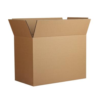 China Recyclable Wholesale Recycled Brown Corrugated Shipping Cardboard Paper Cardboard Packaging Box for sale