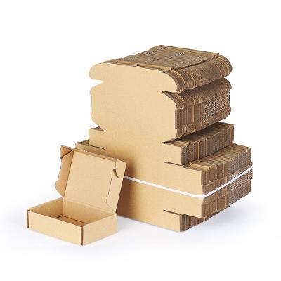 China Recyclable Wholesale Recycled Kraft Paper Packaging Cardboard Corrugated Box Shipping Mailer Box for sale