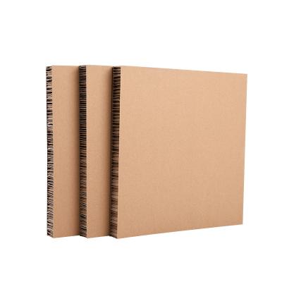 China Recyclable Recycled Kraft Honeycomb Board Corrugated Paper Cardboard Board for sale