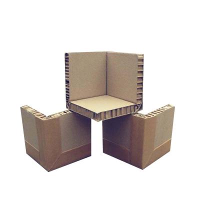 China Eco Friendly Brown Honeycomb Corrugated Cardboard Corners Edge Boards Kraft Paper Pallet Edge Protector Edgeboard Cardboard Corner Protector for sale