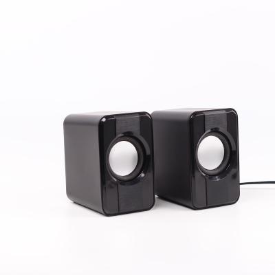 China Mini Nice Sound Quality Usb 2.0 Mini Computer PC Speaker Portable Cable Speaker for sale