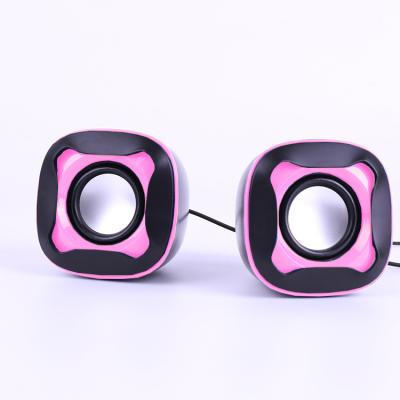 China No Sale 4ohm 3W*2 Top Private Design USB Mini Speaker 2.0 Computer PC Single Speaker for sale