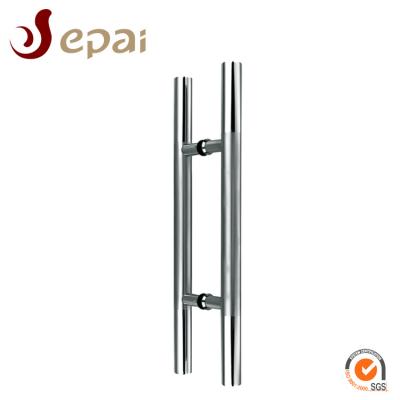 China Foshan factory modern stainless steel ladder door pull handle for frameless glass door à venda