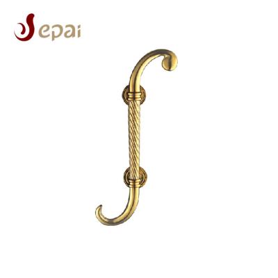 China Modern Luxury EPAI Type Gold Brass Handle Italian Market Door Handle Sets India à venda