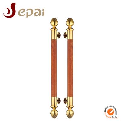 China 304 Stainless Steel Traditional Luxury Design Gold Glass Door Handle à venda