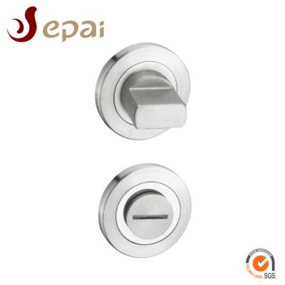 China Traditional Stainless Steel Bathroom Hardware Fittings Toilet Cubicles Indicator WC Door Lock Thumb Turn Knob for sale