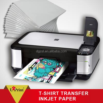 China T-shirt Maker for 100% Cotton Apparel Printing Paper A4/A3 Size Light Inkjet Printing T-shirt Transfer Paper for sale