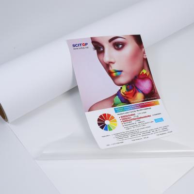 China Designed for short term application. Wallizard eco-solvent PET WL-PET140EC9-EZ HP clear latex cerfied similar printed media Yupo tako printed media for sale