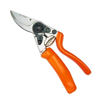 China Reliable Anti-Slip Handle Quality Chrome Plated Rotation Handle Bypass Pruner Pruner Scissors for sale