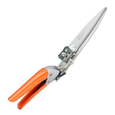 China Handle Factory Price Anti-Skid Lawn Cutter Stainless Steel Grass Shear Pruning Scissors for sale