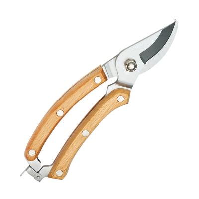 China Anti-Slip Handle Competitive Price Bypass Pruner Pruner Wood Pruner Scissors with Stainless Steel Blade for sale