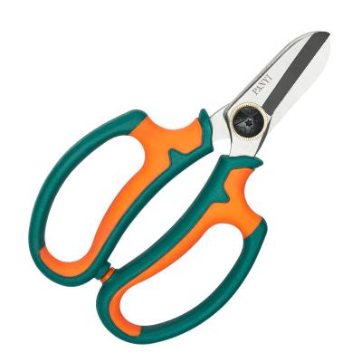 China Anti-Slip Handle Stainless Steel Blade Garden Pruning Scissors for Household and Garden for sale