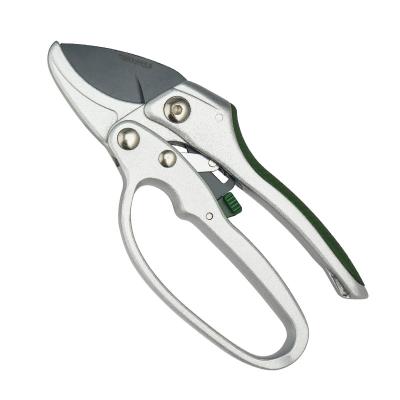 China Anti-Slip Handle Chinese Factory Price Die Cast Aluminum Rachet Anvil Pruner Pruner Scissors for sale