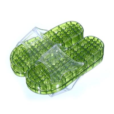 China CUSHIONING bathroom slippers for men and women bath massage non-slip sandals and slippers freeze crystal couples home slippers for sale