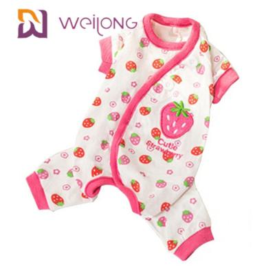 Κίνα Ψηφιακό καλοκαίρι XL πυτζάμες Onesie BSCI/WMT/ISO9001 προσαρμογής τυπωμένων υλών σκυλιών προς πώληση