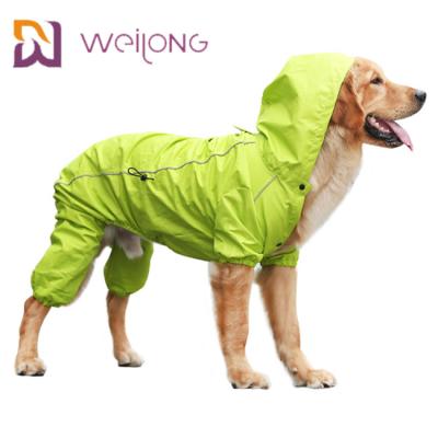 Chine Imperméable réfléchissant de plein chien de personnalisation d'imperméable d'animal familier de rayure de sécurité à vendre